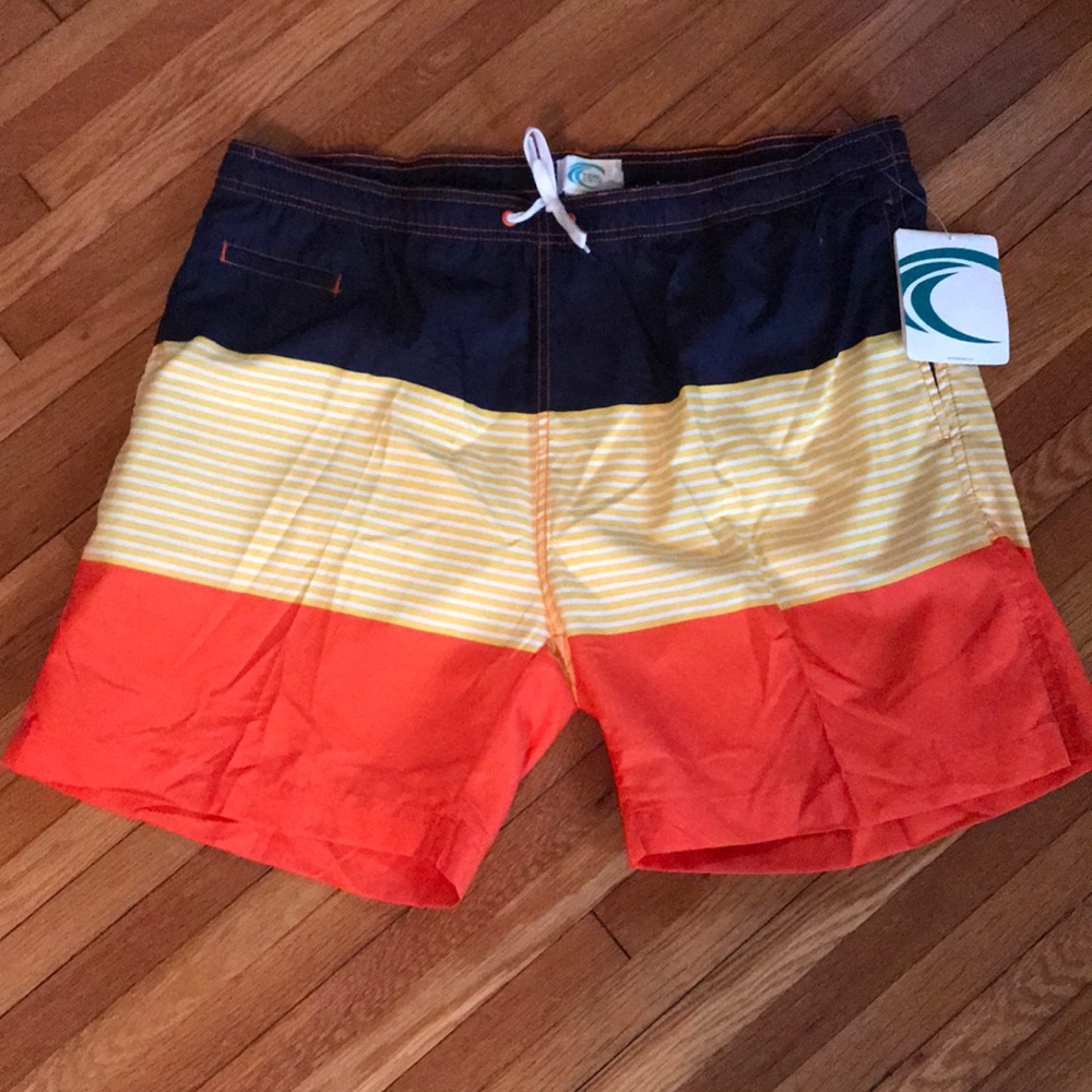 NWT Teal Cove Men’s Swim Trunks L-XXL